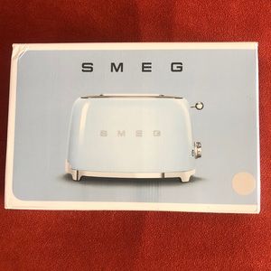 Smeg pink 2 slice toaster new in box